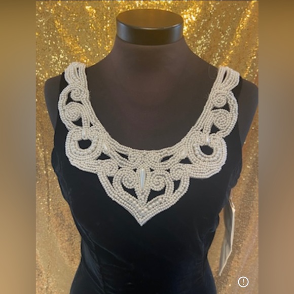 🖤Jessica McClintock Gunne Sax- Pearl Embellished Dress🖤 - Picture 4 of 6